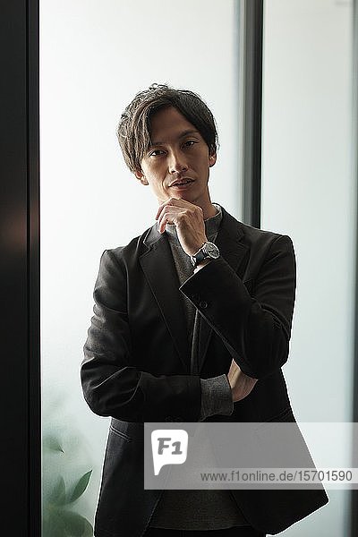 Young Japanese businessman