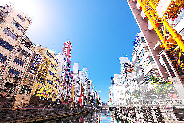 Stadtbild von Osaka
