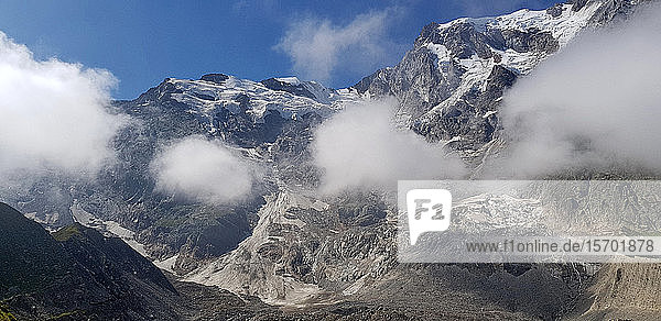 Italien  Westliche Alpen im Piemont  Monte Rosa Belvedere Gletscher 16
