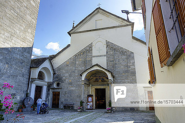 Italy  Piedmont  Crodo  Santo Stefano church