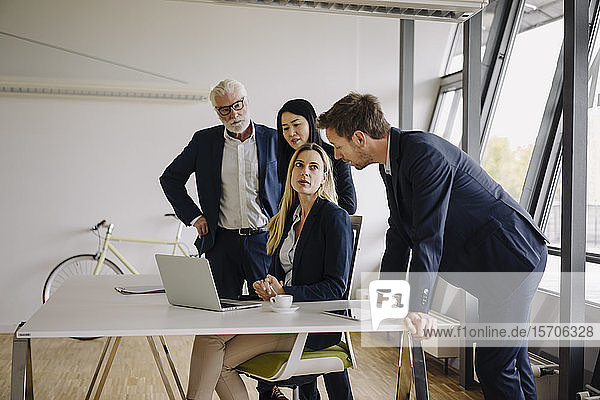 Business people having a meeting in office