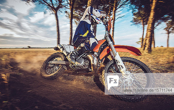 Motocross driver