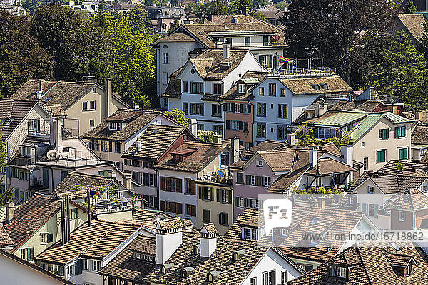 Schweiz  Kanton Zürich  Zürich  Häuser des Altstadtviertels