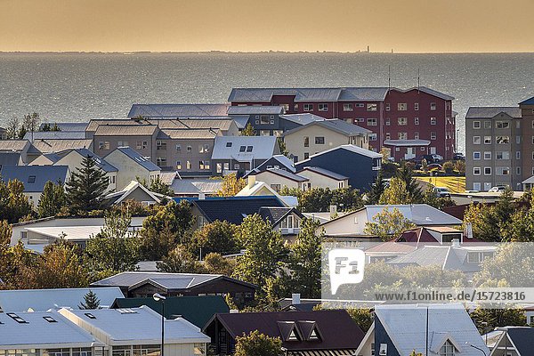Hafnarfjordur, Residential neigborhoods, suburbs, Reykjavik, Iceland., Hafnarfjordur, Residential neigborhoods, suburbs, Reykjavik, Iceland.