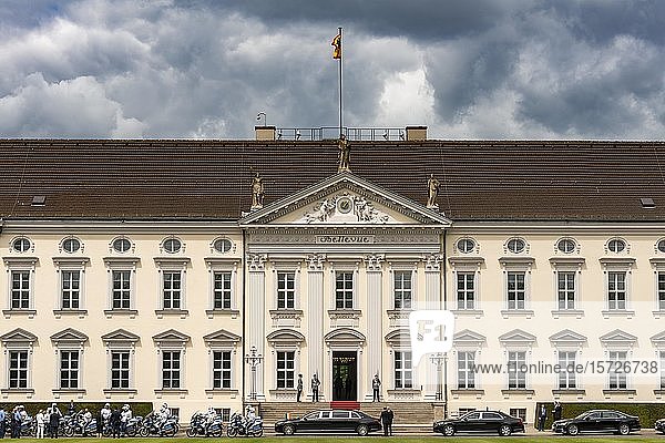 Staatsempfang im Schloss Bellevue  Amtssitz des deutschen Bundespräsidenten  Berlin  Deutschland  Europa