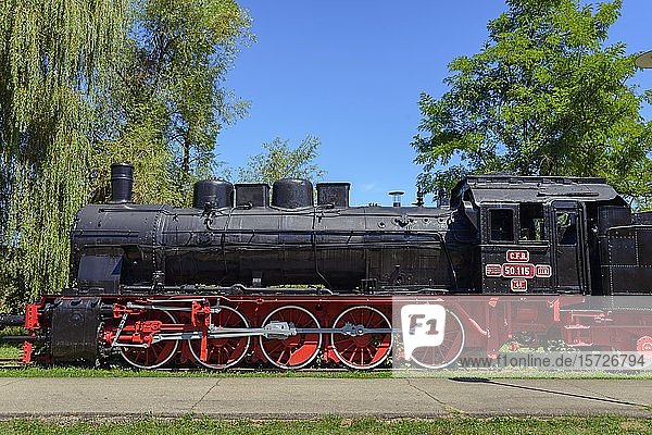 Dampflokomotive CFR 50.115  CFR Museum  Reschitz  Banat  Rumänien  Europa