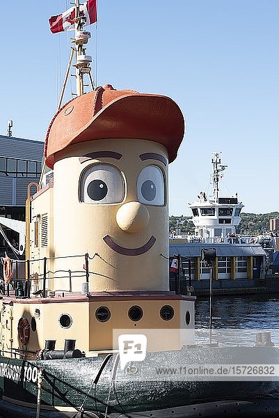 Theodore Too Schleppschiff im Hafenviertel von Halifax Nova Scotia Kanada Nordamerika