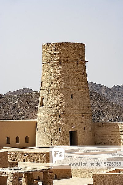 Festung Hisn Tamah  Bahla  Provinz Ad Dakhiliyah  Oman  Asien