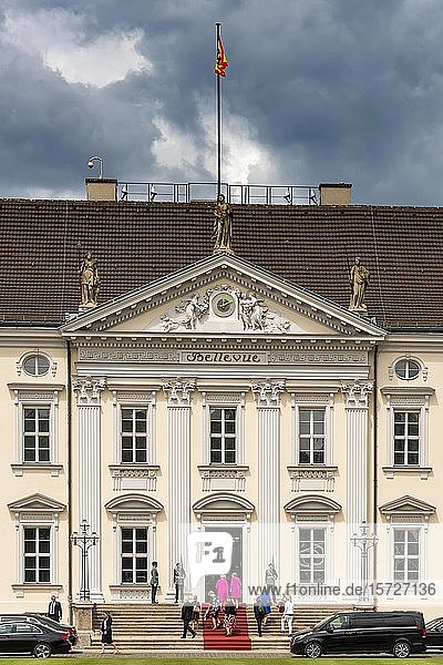 Staatsempfang im Schloss Bellevue  Amtssitz des deutschen Bundespräsidenten  Berlin  Deutschland  Europa