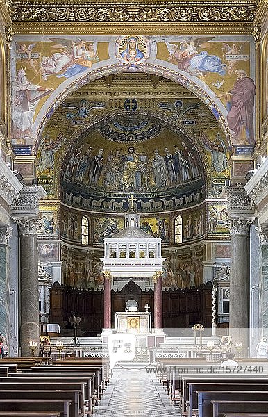 Heiligtum der Basilika Santa Cecilia  Trastevere  Rom  Italien  Europa