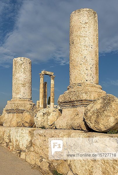 Herkules-Tempel  Zitadelle von Amman  Amman  Jordanien  Asien
