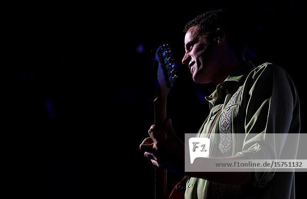 (Madrid  Spain  January 17th  2020) Jairo Zavala AKA Depedro performs on stage at Inverfet in Sala La Riviera in Madrid (Photo by Angel Manzano)