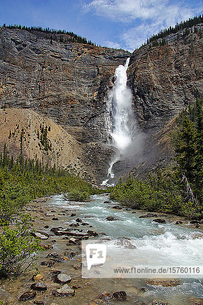 Takakkaw-Wasserfälle  Yoho-Nationalpark  Rocky Mountains  Alberta  Kanada