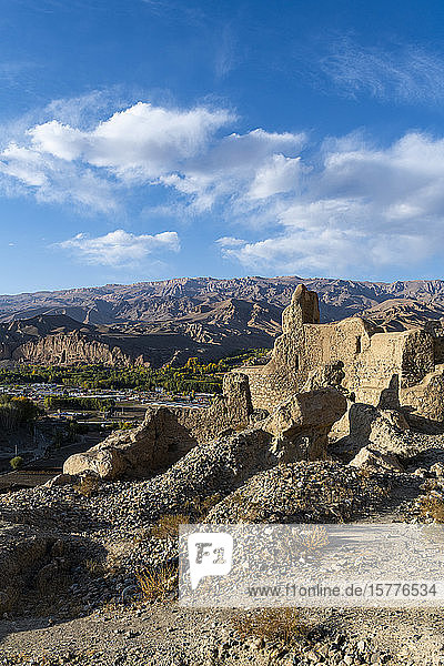 Ruinen von Shahr-e Gholghola (Stadt der Schreie)  Bamyan  Afghanistan  Asien