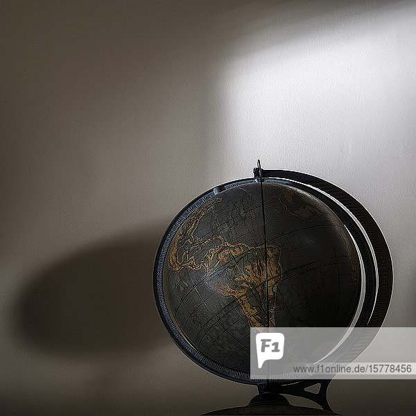 Globe in shadow