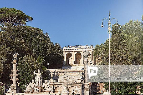Italien  Rom  Fontana della Dea di Roma