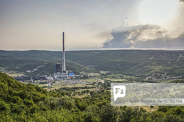 Steinkohlekraftwerk Plomin  Istrien  Kroatien