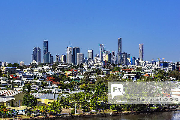 Australia  Queensland  Brisbane  City skyline