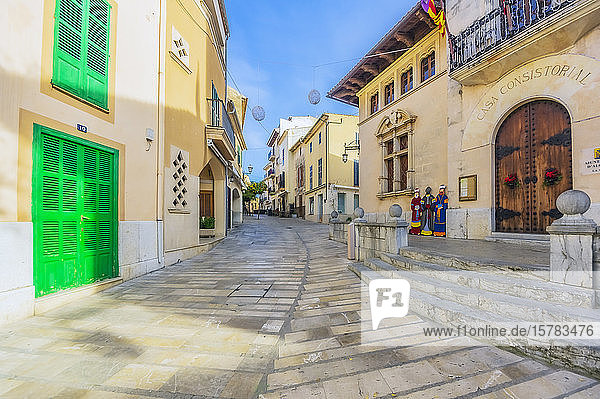 Spanien  Mallorca  Alcudia  Blick auf die Altstadt