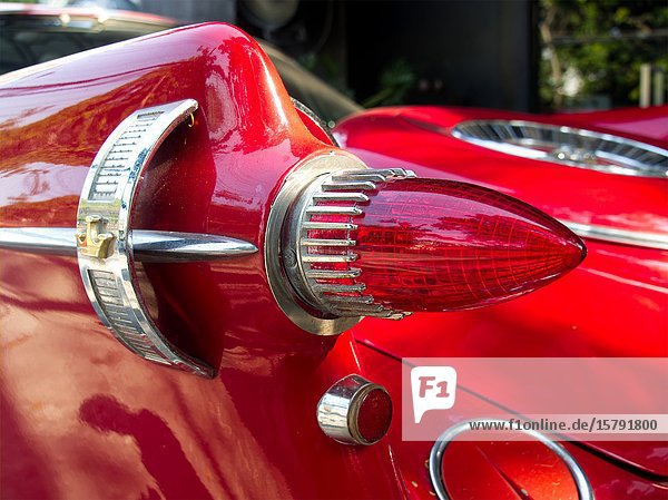 Tail light of 1959 Imperial luxury car  Chiang Mai  Thailand.