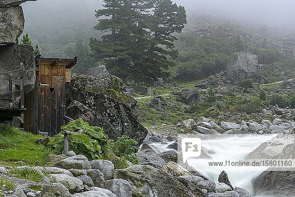 Plumpsklo beim Obersulzbach NP Hohe Tauern Obersulzbachtal Salzburg Österreich Europa