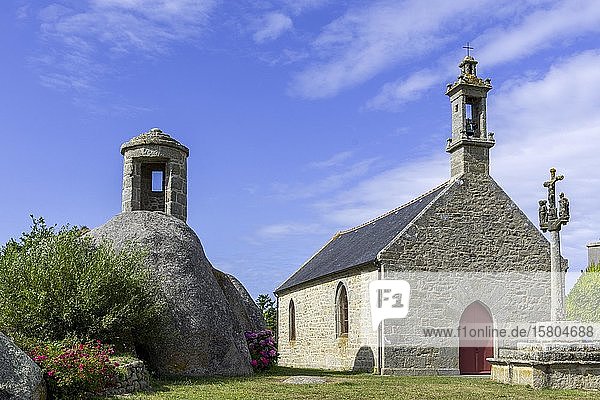 Kapelle von St. Pol  Kerlouan  Département Finistère  Frankreich  Europa
