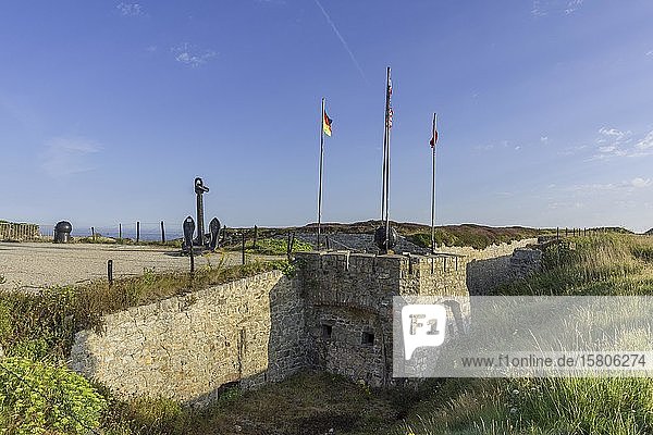 Freilichtmuseum mit Bunkeranlagen aus dem 2. Weltkrieg Atlantic Battle Memorial Museum Camaret-sur-Mer Département Finistère Frankreich Europa