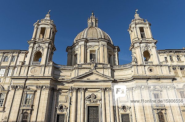 Kirche Sant'Agnese in Agone  Piazza Navona  Rom  Italien  Europa