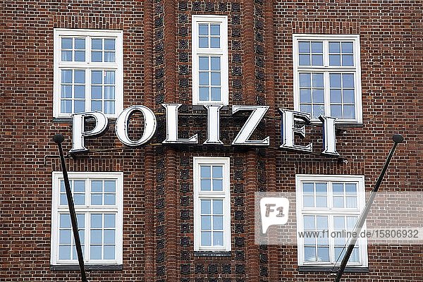 Polizeistation Davidwache  Reeperbahn  St. Pauli  Hamburg  Deutschland  Europa