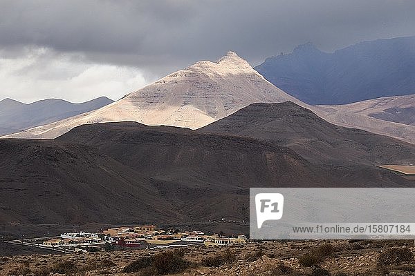 Blick auf die Berge bei La Pared La Pared Fuerteventura Kanaren Spanien Europa
