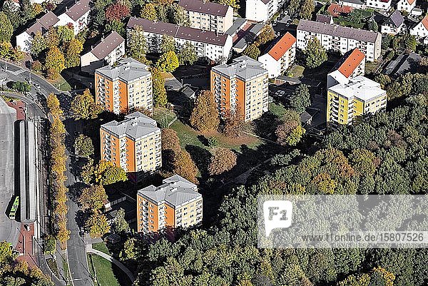 Wohnhochhäuser Baldeniusstraße Ledeburg Hannover Niedersachsen Deutschland Europa
