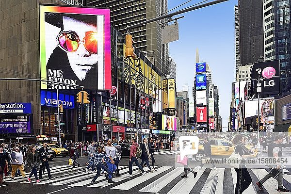 Times Square Manhattan New York City New York State USA North America