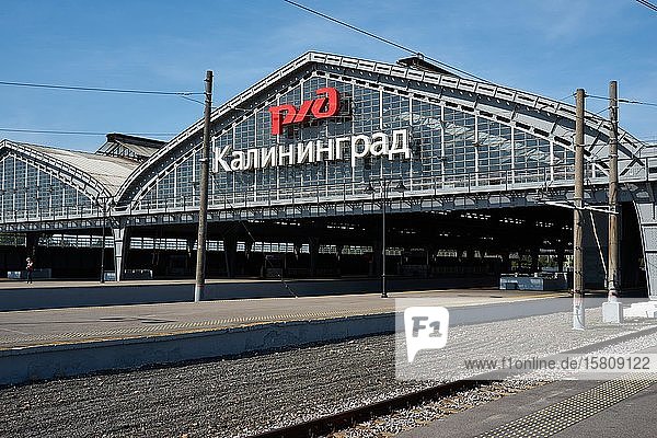 Hauptbahnhof  Kaliningrad  Oblast Kaliningrad  Russland  Europa