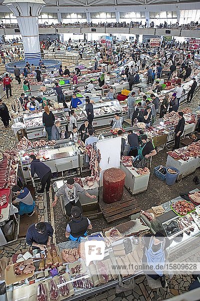 Choru-Basar Fleischmarkt  Taschkent  Provinz Taschkent  Usbekistan  Asien