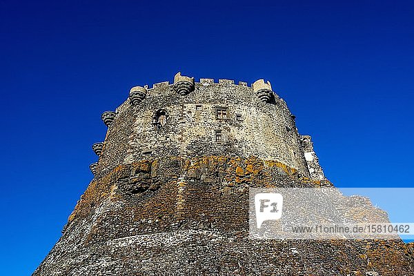 Mittelalterliches Schloss Murol, Departement Puy de dome, Regionaler Naturpark der Vulkane der Auvergne, Auvergne-Rhone-Alpes, Frankreich, Europa