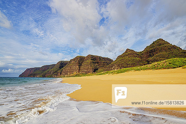 Polihale State Park Strand  Insel Kauai  Hawaii  Vereinigte Staaten von Amerika  Nordamerika