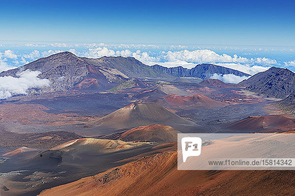 Haleakala-Nationalpark  Vulkanlandschaft  Insel Maui  Hawaii  Vereinigte Staaten von Amerika  Nordamerika