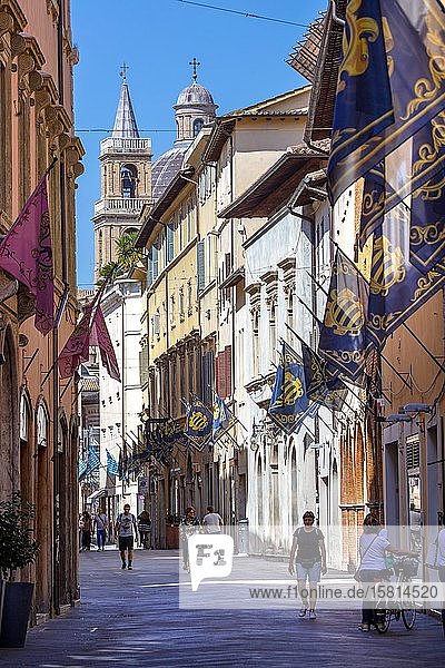Corso Cavour  Foligno  Perugia  Umbrien  Italien  Europa