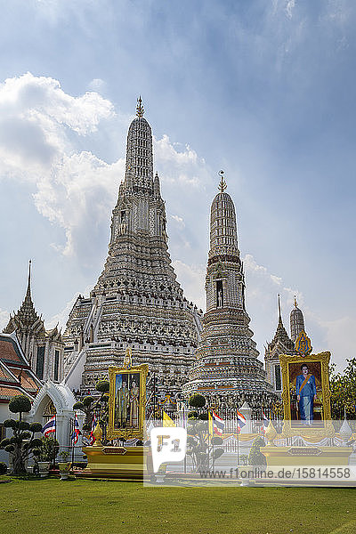 Wat Arun Ratchavararam (Der Tempel der Morgenröte)  Bangkok  Thailand  Südostasien  Asien