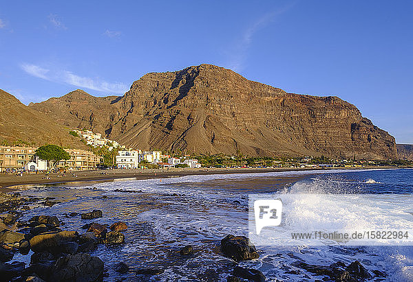 Spain  Santa Cruz de Tenerife  Valle Gran Rey  Coastal town on La Gomera island