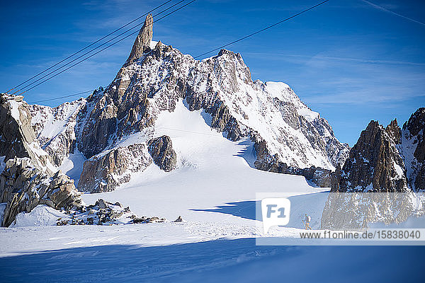 Skitouren vor der Dent du Geant