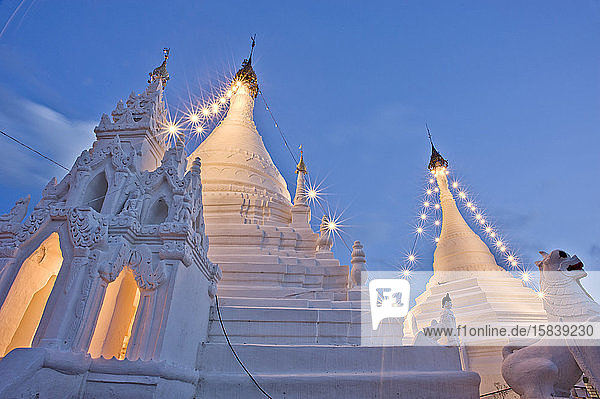 Wat Phrathat Doi Kongmu  ein schillernder Tempel im Norden Thailands