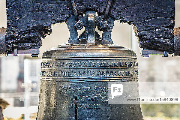 Freiheitsglocke in der Unabhängigkeitshalle von Philadelphia