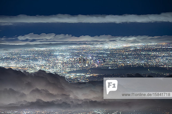 Cityscape overlooking Los Angeles from Mt. Wilson
