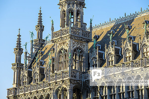Maison du Roi oder Broodhuis auf dem Grand Place (Grote Markt)  UNESCO-Weltkulturerbe  Brüssel  Belgien