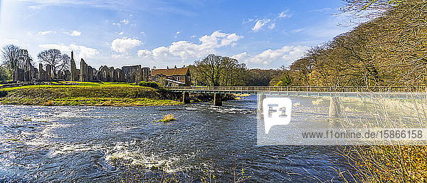 Finchale Priory; Brasside Durham England