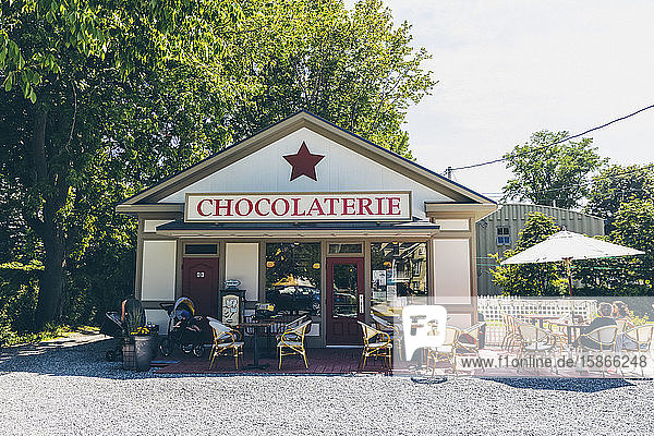Schokoladenladen im Dorf Kamouraska; Kamouraska  Quebec  Kanada