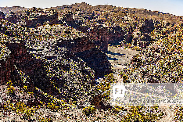 Altiplano landscape; Potosi Bolivia