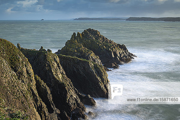 Merope Rocks on Trevose Head  Cornwall  England  Vereinigtes Königreich  Europa