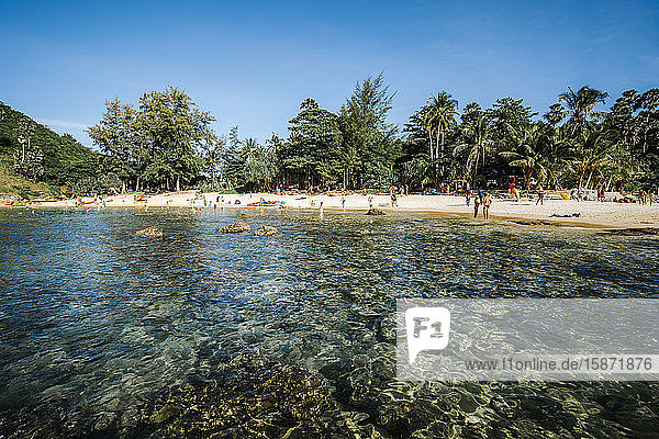 Patong beach in Patong  Phuket  Thailand  Southeast Asia  Asia